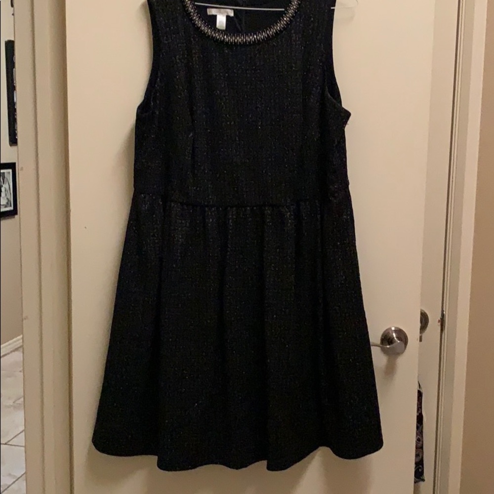 Black sparkly cocktail dress